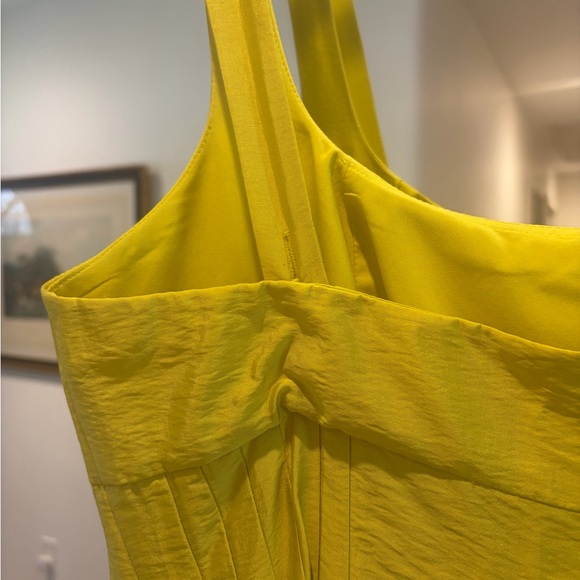 ANTONIO MELANI Lime Green Sleeveless Square-Neck Maxi Dress - Picture 6 of 10